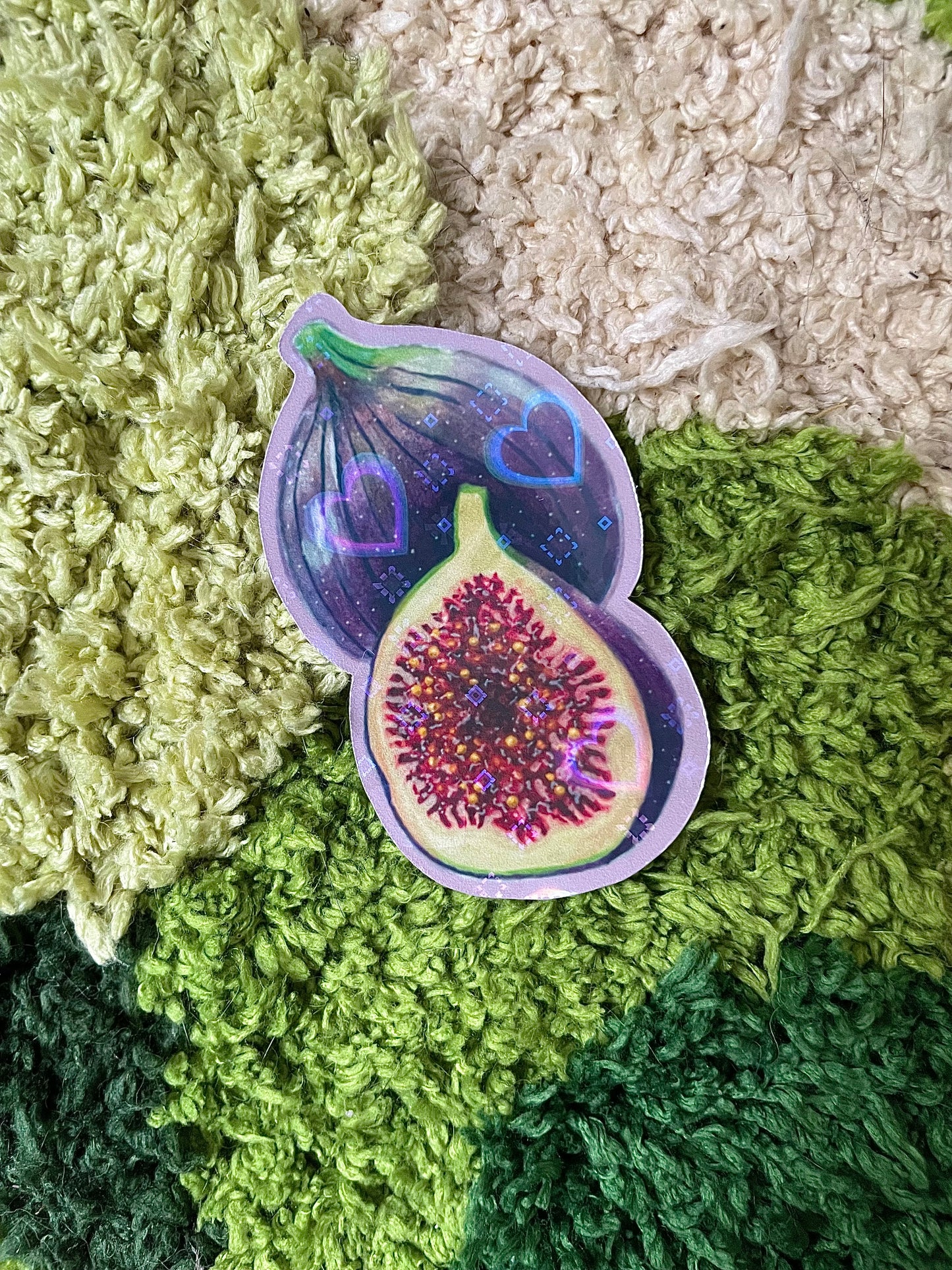 Fig Sticker (plain or holographic)