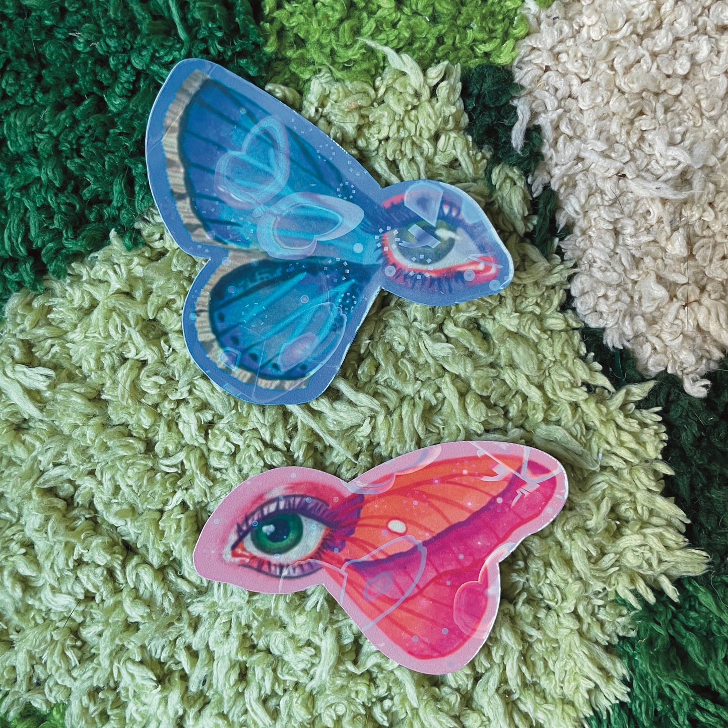 Holographic Fairy Eyes Sticker Set