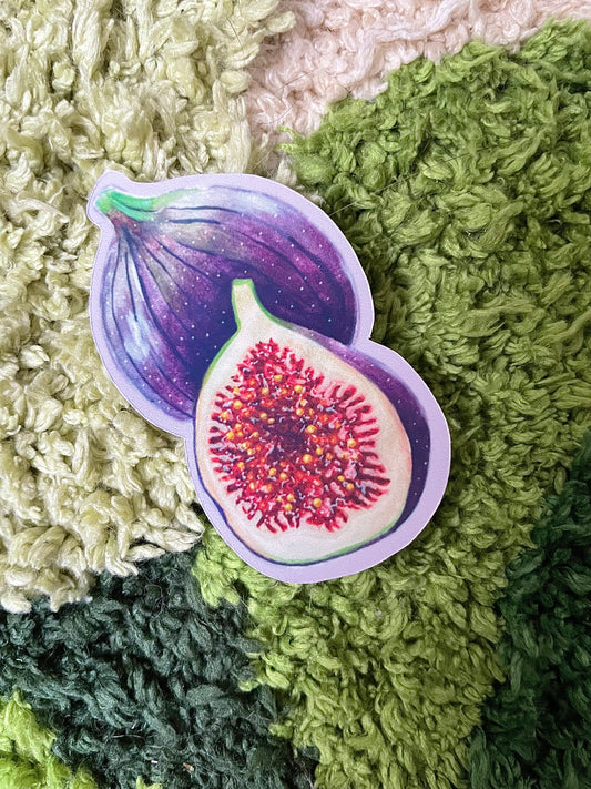 Fig Sticker (plain or holographic)